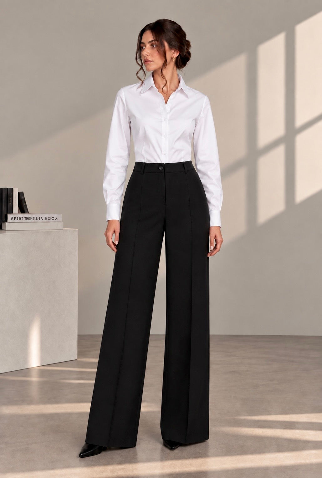 Straight-Leg Trousers
