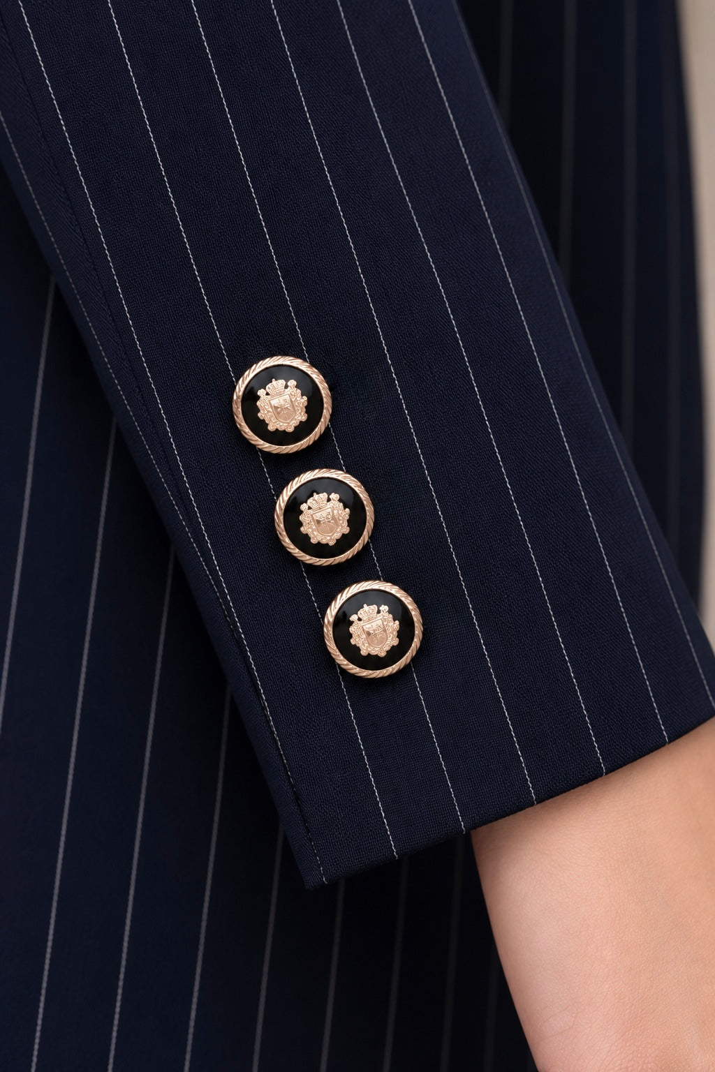Striped Sleeved Suit