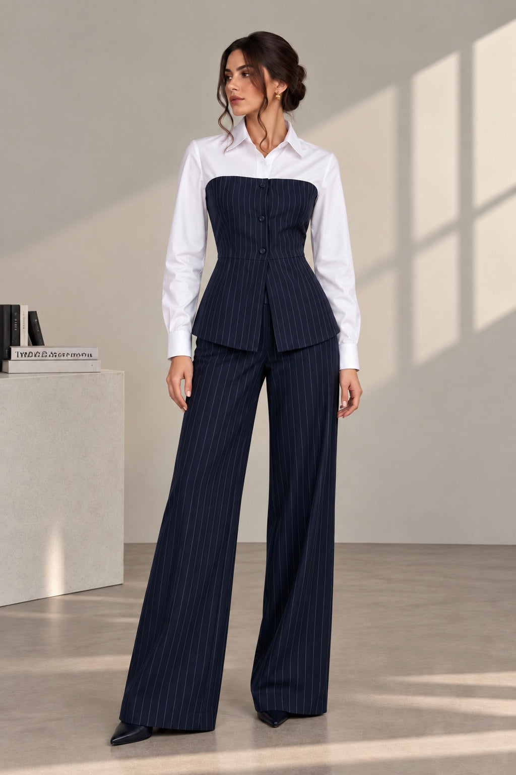 Pinstripe Suit