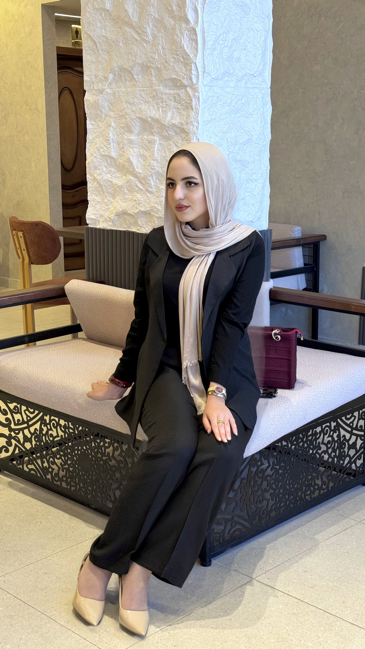 Black Linen Suit