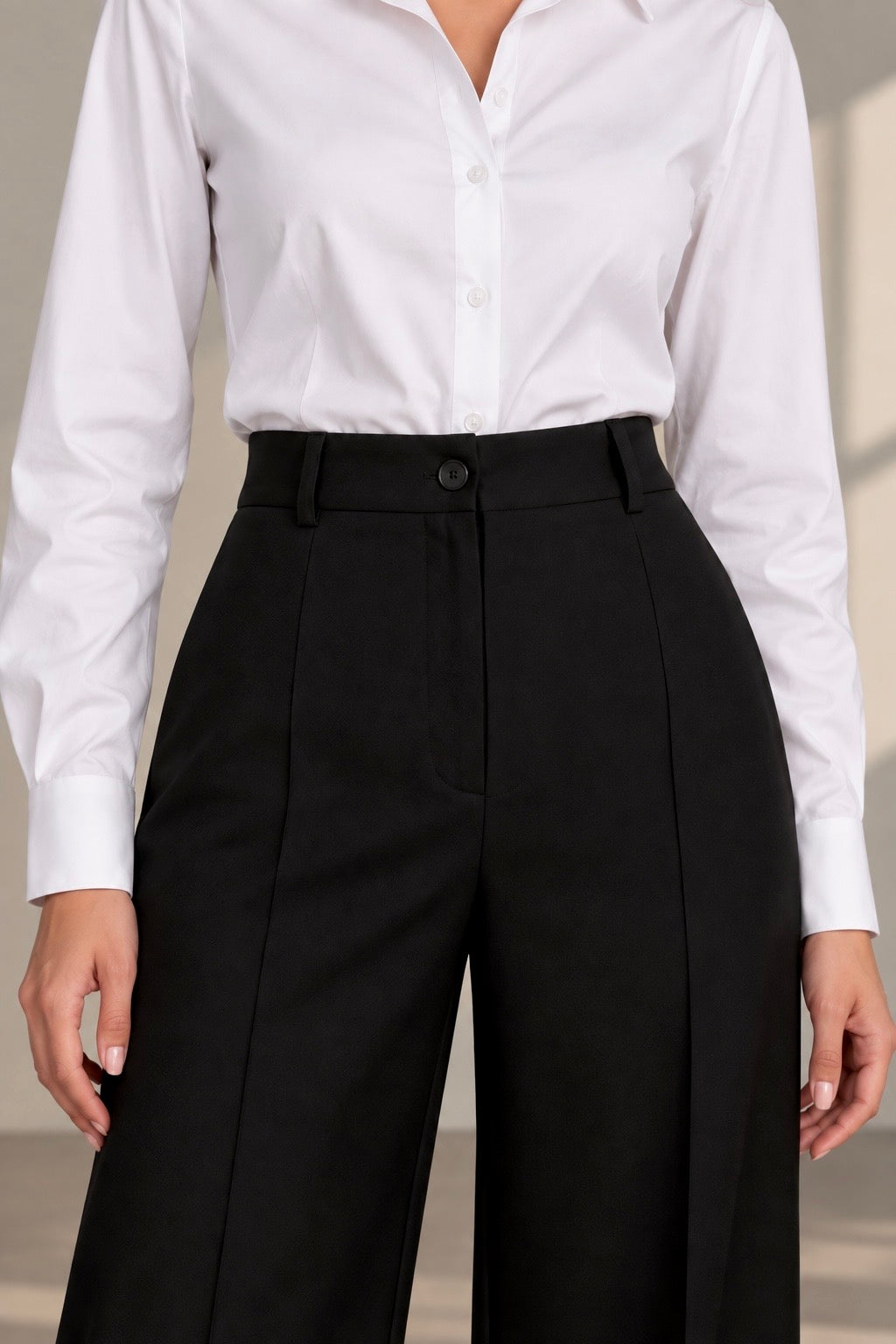 Straight-Leg Trousers