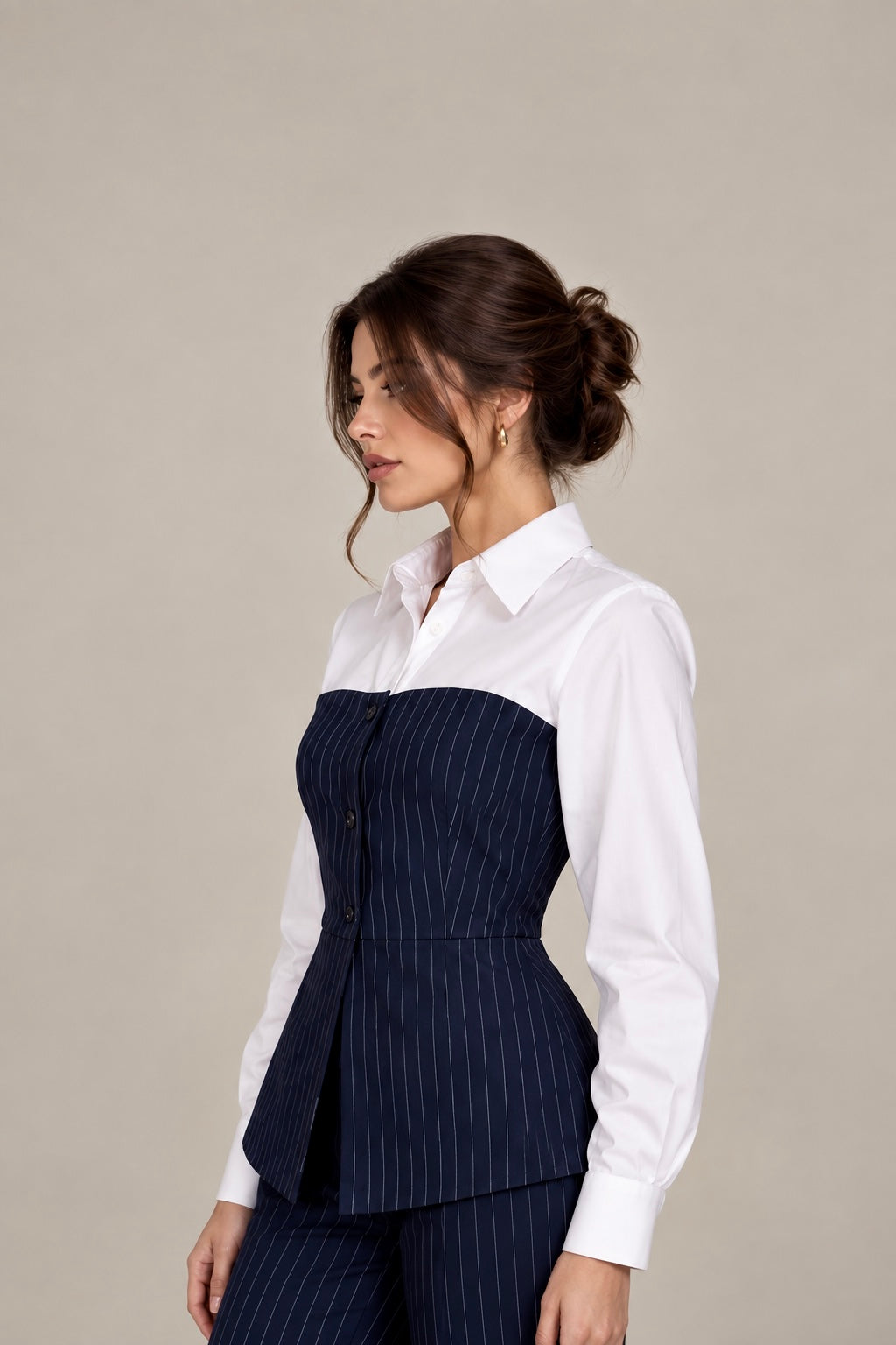 Pinstripe Vest