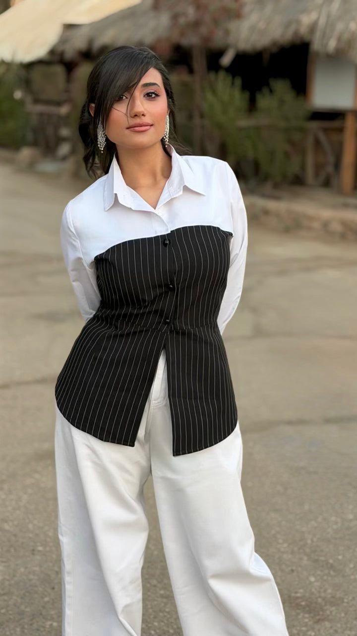 Pinstripe Vest